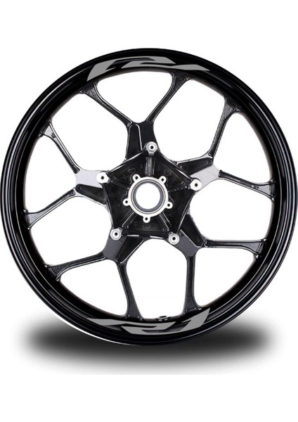 R1 Yazılı 8li Jant Içi Yazı Sticker Etiket