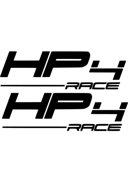 Bmw Hp4 Race Yazı Sticker Etiket Modeli