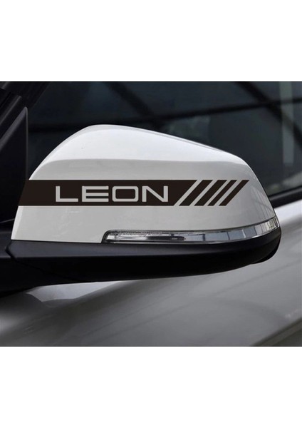 Seat Leon Yazılı Ayna Sticker Etiket Modeli