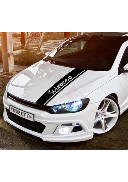 Volkswagen Scirocco Ön Kaput Sticker Etiket Modeli