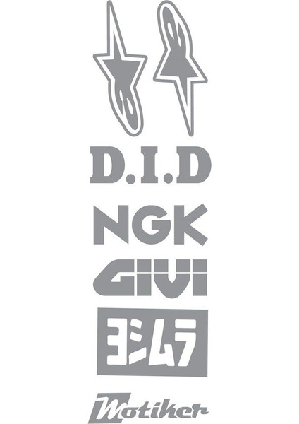 Sponsor Marka Logolar Sticker Etiket Modeli fiyatları