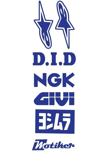 Sponsor Marka Logolar Sticker Etiket Modeli modelleri