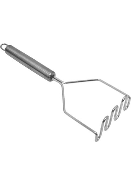 Paslanmaz Metal Patates Ezici 29 cm Gri - THN74012