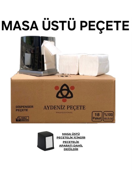 Ekonomik Masaüstü Dispenser Peçete 18 Paket 80 Li 1440 Adet Kendi Imalatımızdır Masaüstü Dipanser ile Kullanıma Uygundur