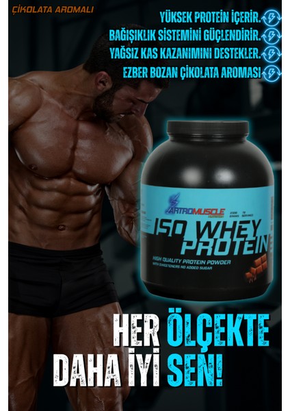 Nutrition İzole Whey Protein Tozu 2300 gr Çikolata Aromalı