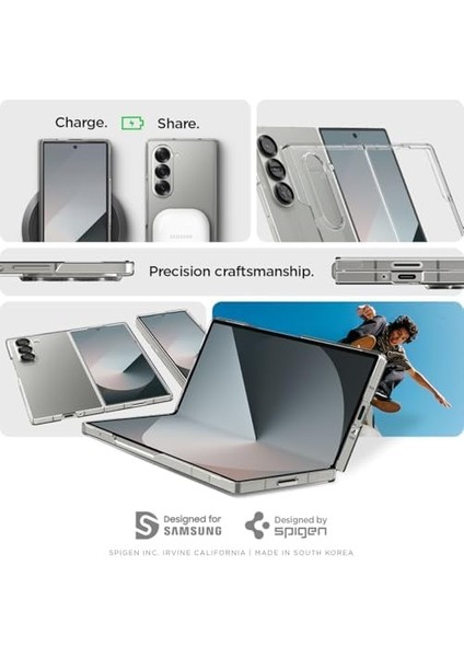 Galaxy Z Fold 6 Kılıf Air Skin Crystal Clear - ACS07815