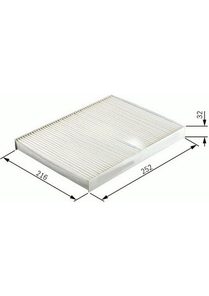 Polen Filtresi (Vw Polo Iv 1.2 - 1.4 - Audi A2) 00-- Dpmah