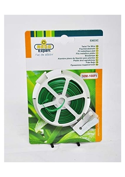 Expert 53633 Çok Amaçlı Kendinden Makaslı Fide ve Bitki Bağlama Teli - 30M