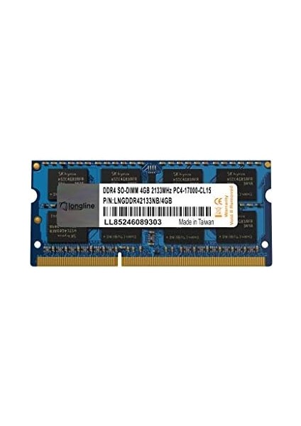 4gb Ddr4 2133MHZ Notebook Bellek CL15 PC4-17000 So-Dımm LNGDDR42133NB/4GB