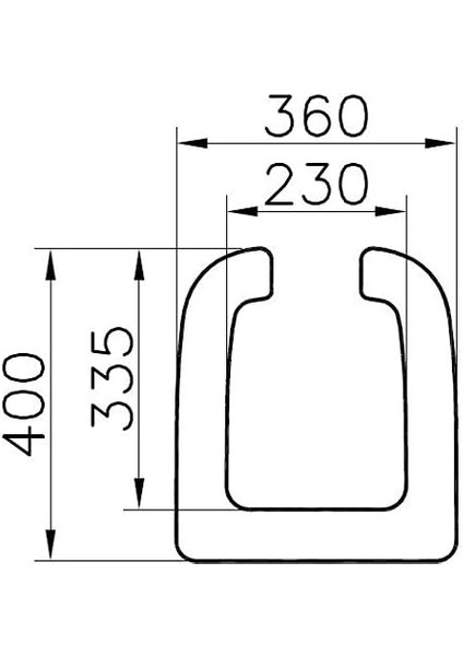 S20 79-003-003 Özel Ihtiyaç Klozet Kapağı, Beyaz