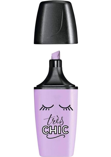 Boss Mini Pastellove - Fosforlu Kalem - Lila