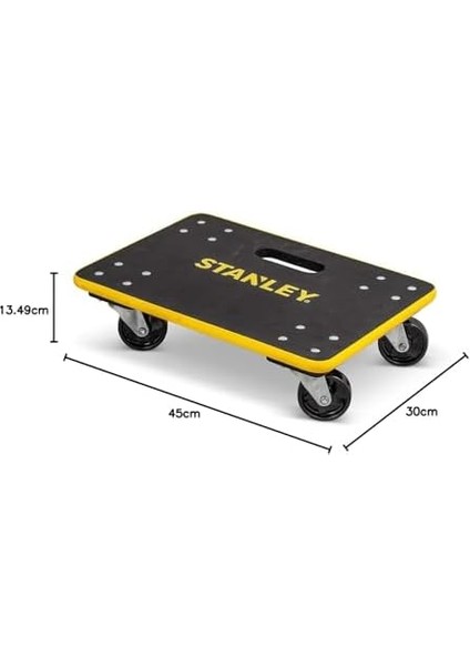 MS572 200KG 45X30CM Dört Tekerli Yük ve Paket Taşıma Arabası