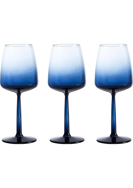 Concept Lora 3'lü Kadeh Seti -Navy 430 ml