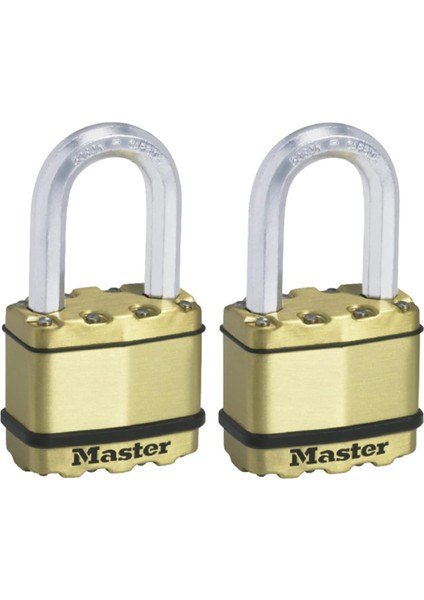 Lock Ağır Hizmet Tipi Asma Kilit [lamine Çelik] [hava Koşullarına Dayanıklı] M5BEURTLF - Depolar, Garajlar Vb. Için Idealdir.