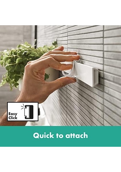Wallstoris 10,16 cm Mat Siyah Modern Derin Depolama Sepeti, 27912670