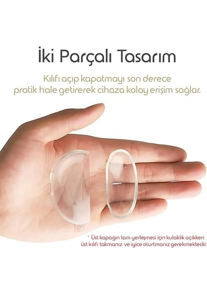 Huawei Freebuds Se 3 Için Şeffaf Kulaklık Kılıfı Darbeye Çizilmeye ve Sararmaya Karşı Dirençli Parmak Izi Tutmayan Taşıma Askılı Tpu Silikon Koruyucu