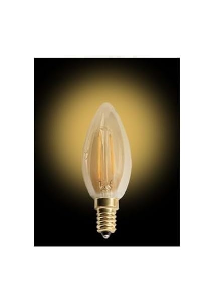 Rustik LED Ampul 4 W E14 Duylu Amber Rengi CT-4280