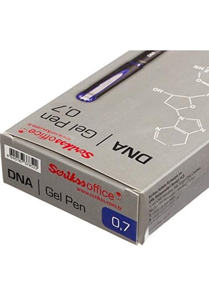 Office Dna Jel Tükenmez Kalem 12'li Ambalaj Mavi 0.7 mm modelleri
