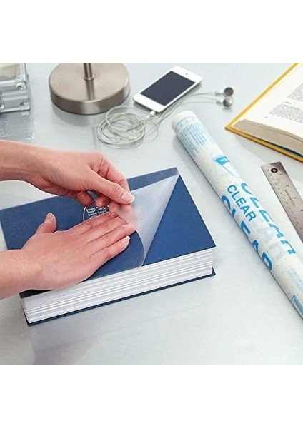 Brand Yaratıcı Kaplama Kendinden Yapışkanlı Şeffaf Gizlilik Filmi Koruyucu Vinil ve Raf Astarı, 45,72 cm x 9 ', Şeffaf Parlak