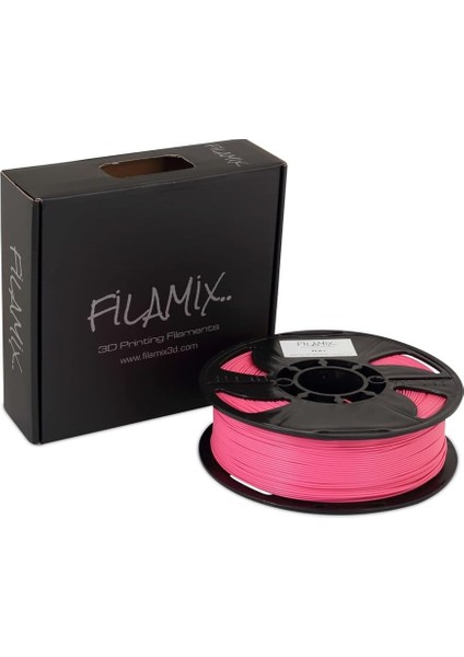 Pla + 1.75 mm Filament 1 kg Plus Pembe