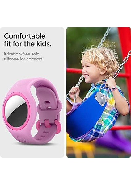 Airtag Kılıf Wrist Band Play 360 Candy Pink - AHP03028