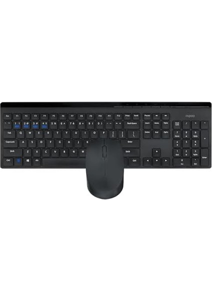 8110M Bluetooth Wireless Kablosuz Klavye Mouse Set Türkçe Q