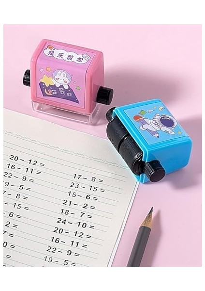 Matematik Işlem Rulosu Öğretim Damgası, Rulo Çıkarma Öğretme Damgası, Matematik Öğretim Damgası, Okul Öncesi (Çıkarma)