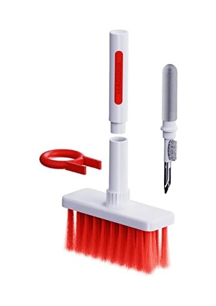 Temizleme Yumuşak Fırça Klavye Temizleyici 5'i 1 Arada Çok Fonksiyonlu Bilgisayar Temizleme Araçları Kiti Köşe Boşluğu Silgi Bluetooth Kulaklık Için Tuş Çektirmesi LEGO Dizüstü Bilgisayar