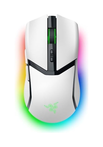 Pro - Rgb Özellikli Kablosuz Oyun Faresi - 30K Dpı Özellikli Optical Sensör (10 Özelleştirilebilir Düğme, Hyperspeed Polling 8k Hz, Bluetooth, 11 Bölgeli Aydınlatma) Beyaz