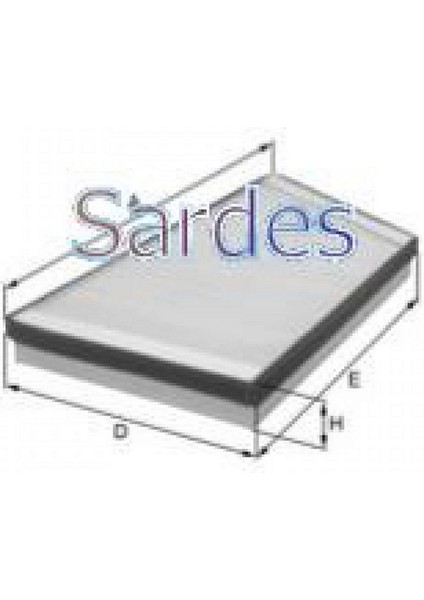 Polen Filtresi 206 1.4i 06.1998-02.2009 Dpmah