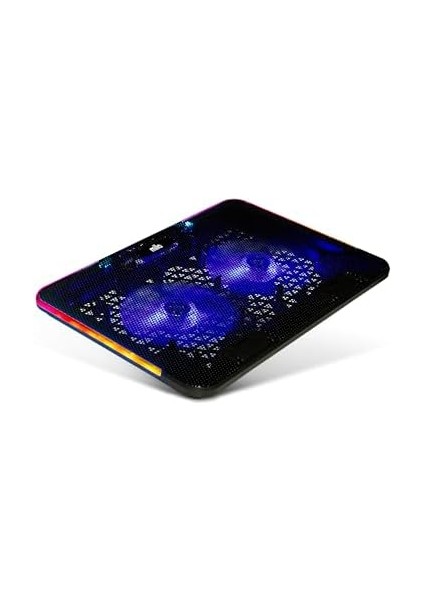 Mila Serisi M2 R-Type Rgb Işıklı, 2 Büyük Fan, Telefon Standı,2 USB Notebook Soğutucu Stand