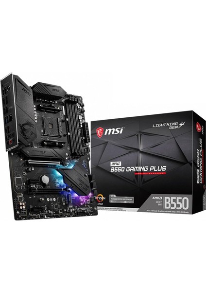 Mpg B550 Gaming Plus (Atx Amd Am4 Ddr4 M.2 USB 3.2 Nesil 2 HDMI Atx Oyun Anakartı Amd Ryzen™ 5000 Işlemciler