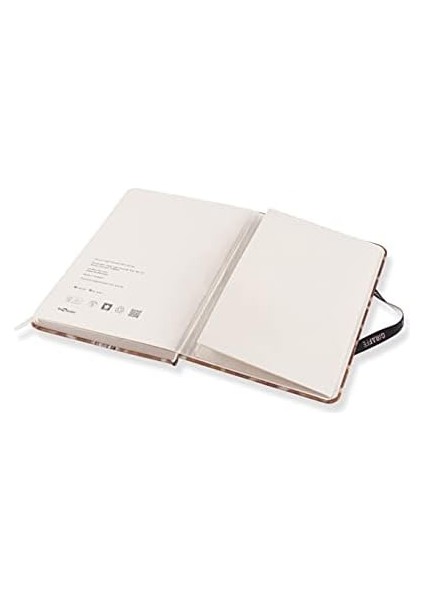 Color Kumaş Defter Çizgili Lastikli Leopar