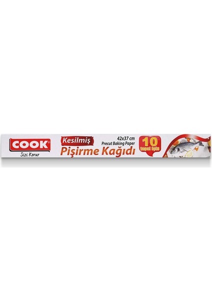 Kesilmiş Pişirme Kağıdı 10 Yaprak 2'li Set