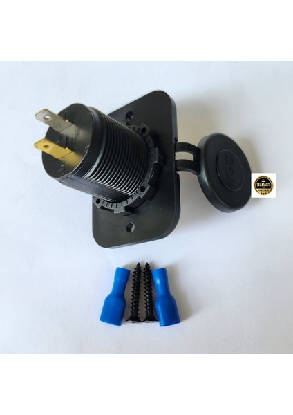 Renault Clio 5 2019-2020-2021-2022-2023-2024-2025 Type C USB Araba Çakmak Soket Marine