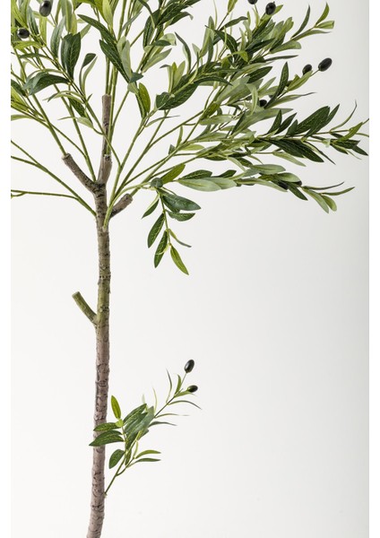 Yapay Zeytin Ağacı 160 cm Kahverengi Gold Metal Saksı modelleri