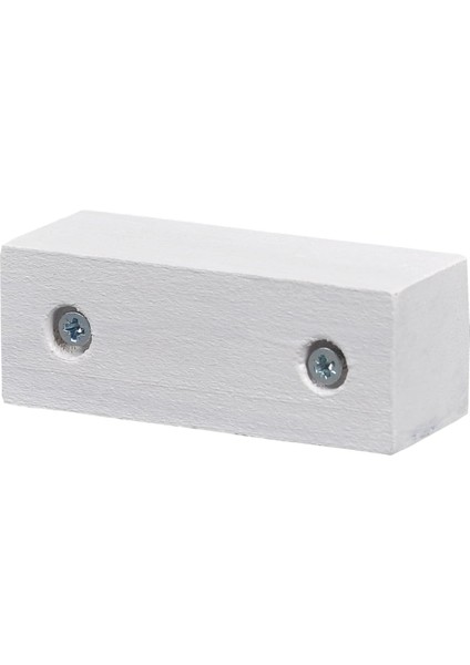 Masa Sandalye Mobilya Koltuk Ayak Yükseltici Ağaç Takoz 4'lü Set Boy 3 cm En 8 cm Beyaz