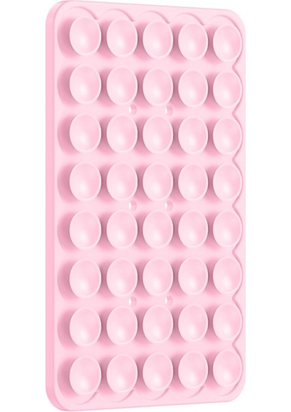 Telefon Arkasına Yapışan Silikon Vantuzlu Telefon Tutucu, Telefon Kılıfı Tutucu, Tüm Cep Telefonu Modellerine Uygun, Araç Telefon Tutucu, Ahtapot, Vakumlu Telefon Tutucu (Açık Pembe)