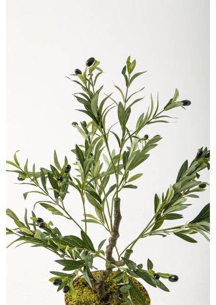 Yapay Zeytin Ağacı 85 cm Gold Metal Saksı modelleri