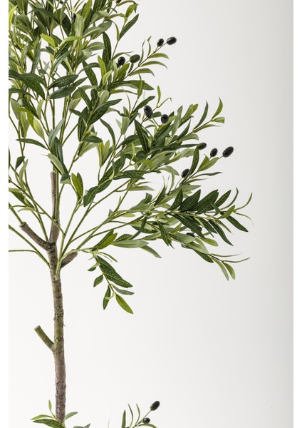 Yapay Zeytin Ağacı 160 cm Krem Gold Metal Saksı modelleri