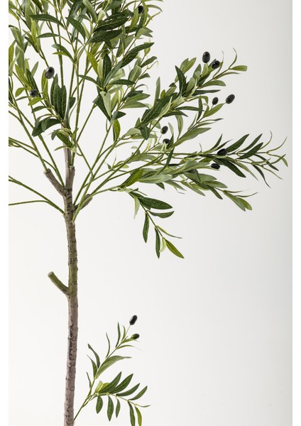 Yapay Zeytin Ağacı 160 cm Beyaz Gold Metal Saksı modelleri