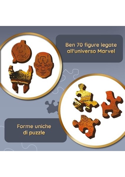 20174 500+5 Parça Ahşap El Sanatları Düzensiz Şekiller 70 Figür Yetişkinler ve 12+ Yaşındaki Çocuklar Için Premium Yapboz Ahşap Kontur Yapbozu: Sonsuzluk Eldiveni, Marvel Yenilmezler, Düz modelleri