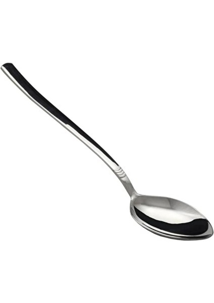 Çelik Servis Kaşığı - Mutfak ve Restoranlar Için Şık, Dayanıklı ve Çok Amaçlı Servis Kaşığı, 28 cm