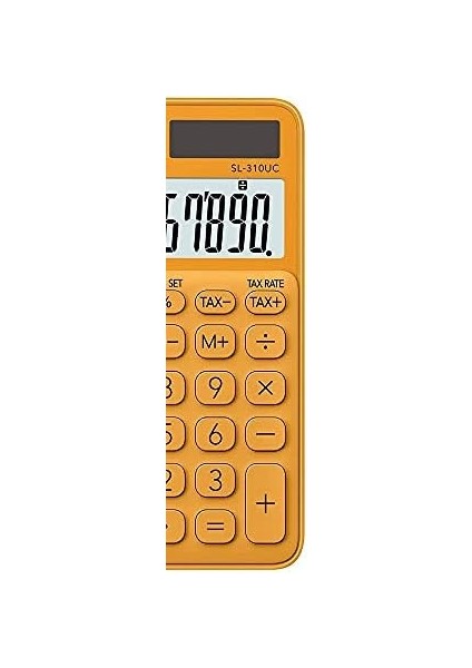 SL-310UC-RG Cep Tipi 10 Hane Turuncu Hesap Makinesi