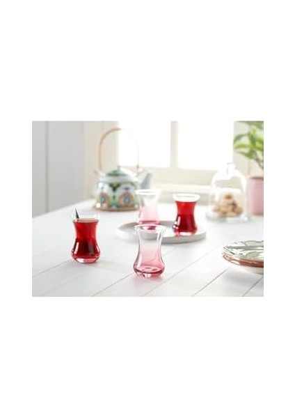 Coco Lm-Pink Touch 6-Lı Çay Bardağı Seti