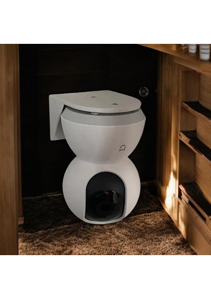Kamera Stand, 1080P Wifi Kamera Tutucu, Bebek Kamera Standı, Iç Mekan Kamera Tutucu, Evcil Hayvan Kamerası Stand 360 Kamera Duvar Askı Standı Beyaz
