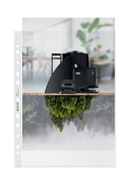 Recycle Poşet Dosya, A4, Şeffaf, 25 Adet