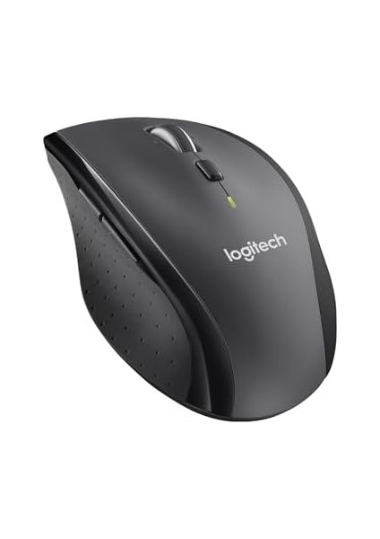 M705 Marathon Kablosuz Mouse, 2,4 Ghz USB Alıcı, 1000 Dpı, 5 Programlanabilir Tuş, 3 Yıl Pil Ömrü, Pc, Mac, Dizüstü Bilgisayar ve Chromebook ile Uyumlu, Siyah