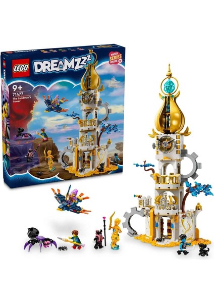 2'si 1 Arada Kum Adam'ın Kulesi 71477 - Kız ve Erkek Çocukları Için 2 Yapım Seçeneği ile Örümcek ve Kuş Hayvan Figürleri ve 5 Minifigür Içeren Fantastik Doğum Günü Hediyesi (723 Parça)