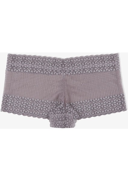 Kadın 3'lü Dantelli Boxer Külot (Farklı Dantel Seçenekleri)